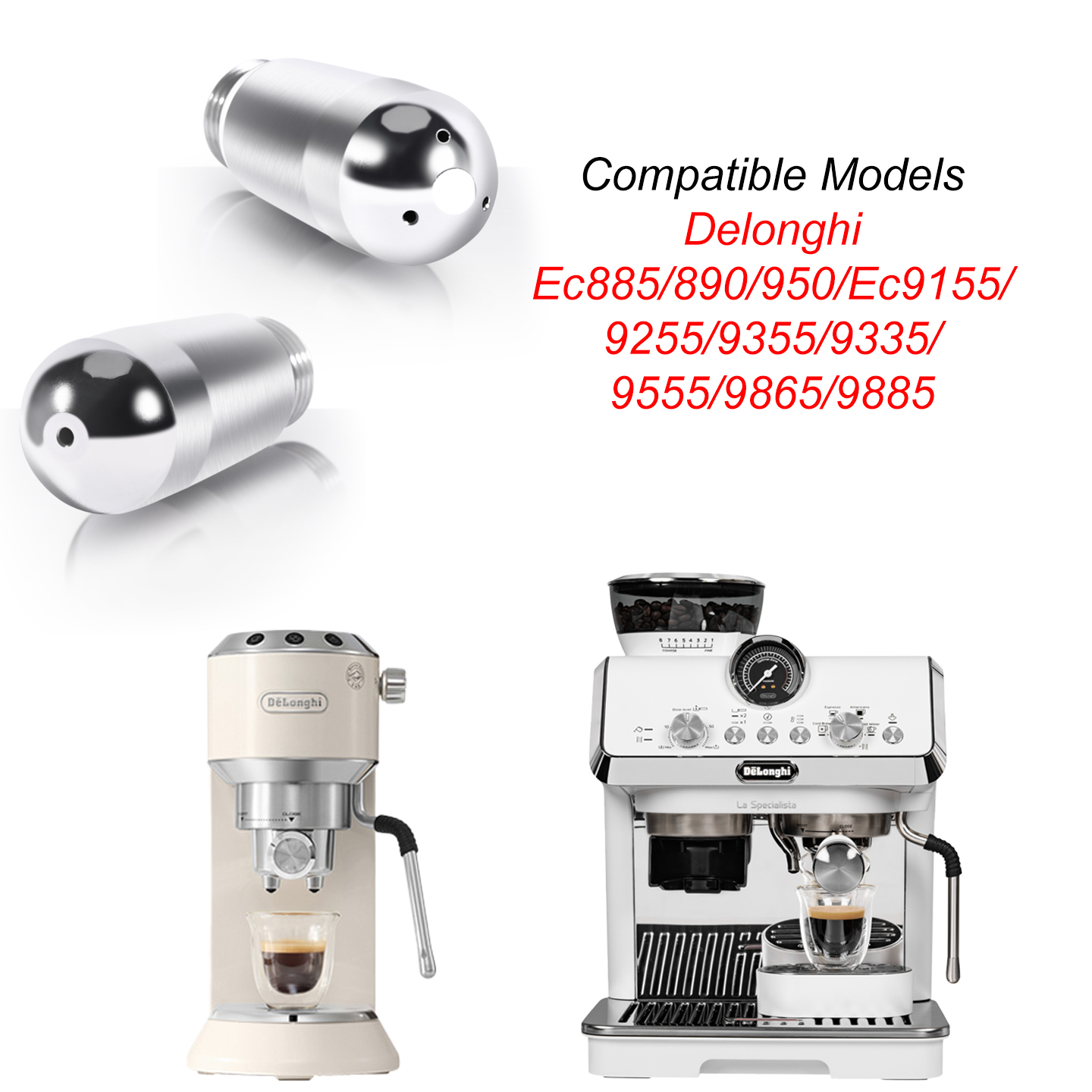 Delonghi Espresso Magnifica - Coffee Steam Nozzle for Delonghi EC885/890/9155/9255/9355/9665/9865