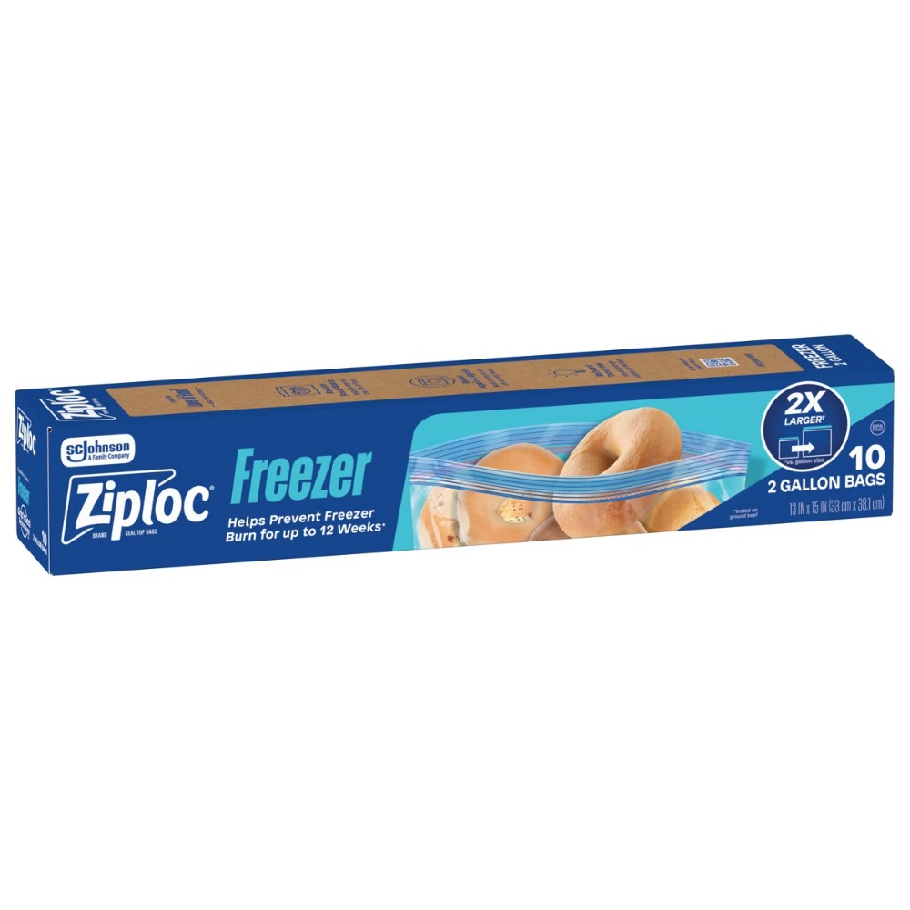 Meal Prep Food - Two Gallon Freezer Bags for Food