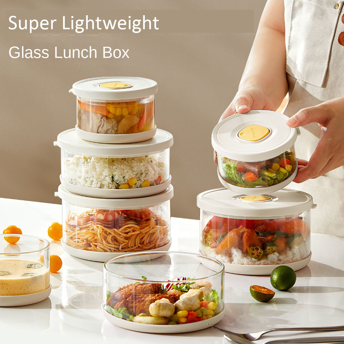 Glass Food Storage Container A - đánh giá và giá Meal Prep Frozen Food