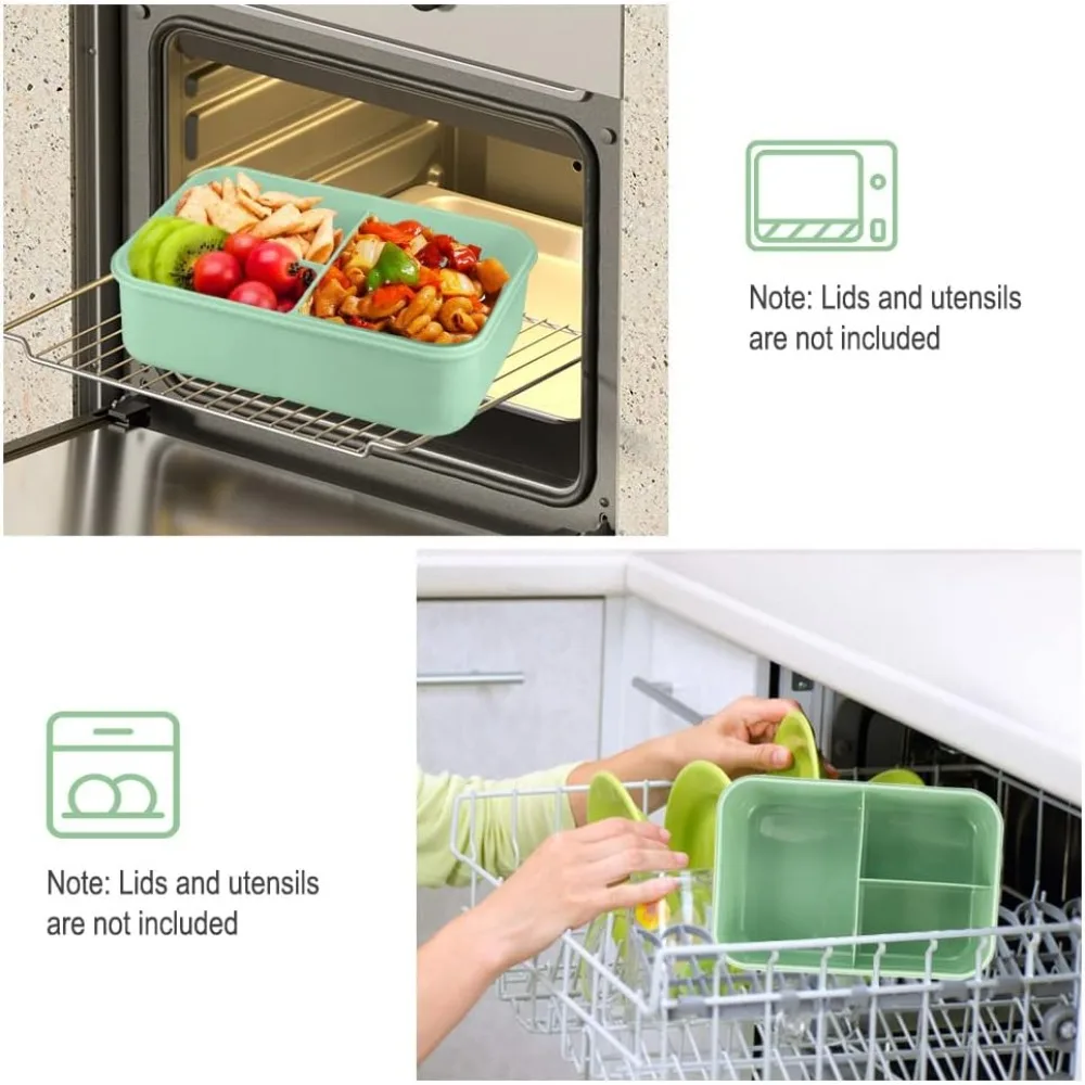 1200ML Bento Lunch Box For Adu - đánh giá và giá Meal Prep Microwave