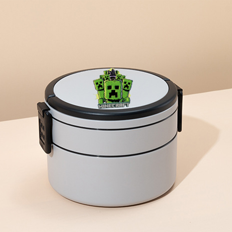 Game Theme Double Layer Lunch  - đánh giá và giá Meal Prep Microwave