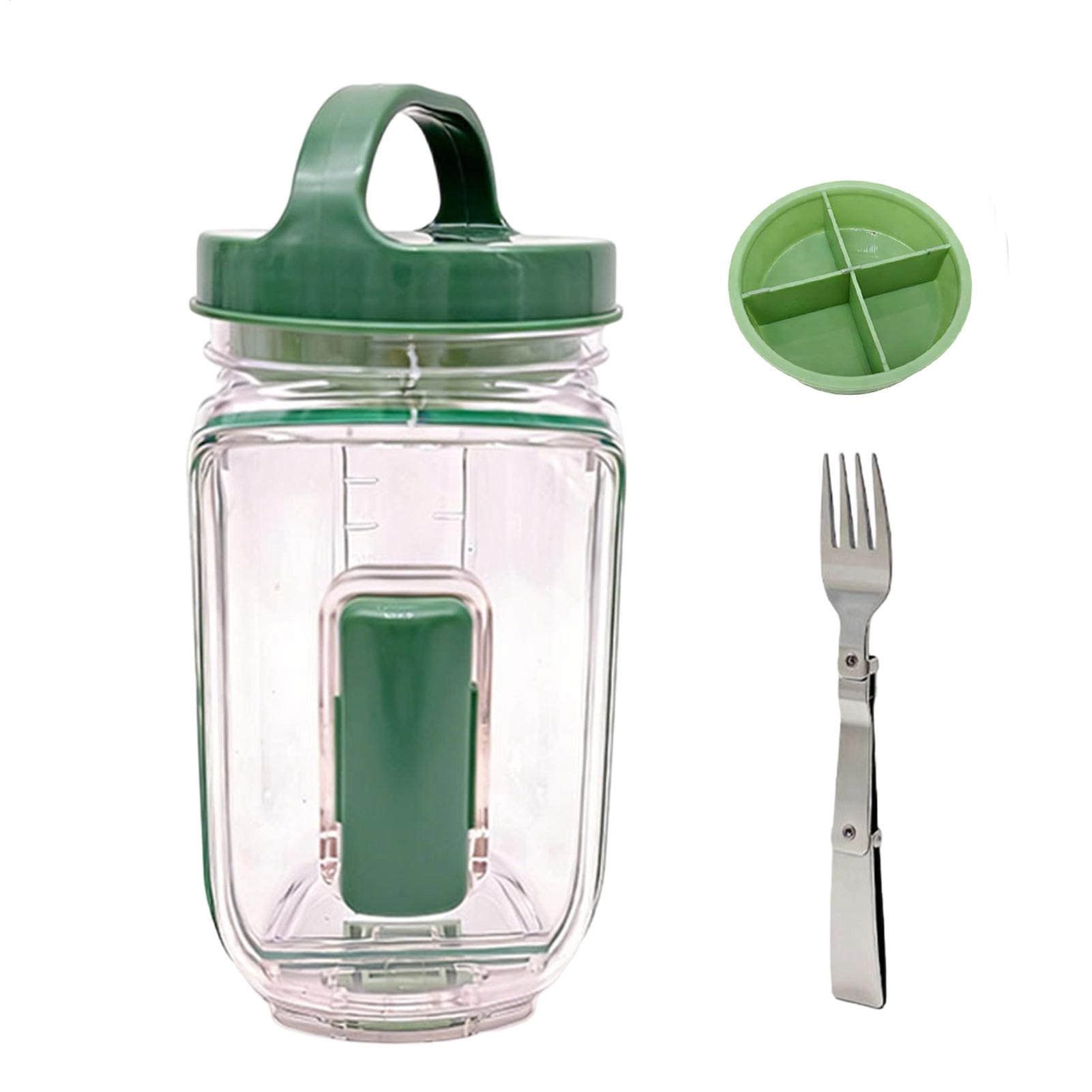 Side-Opening Salad Jar 1000ml  - đánh giá và giá Meal Prep Gym Food