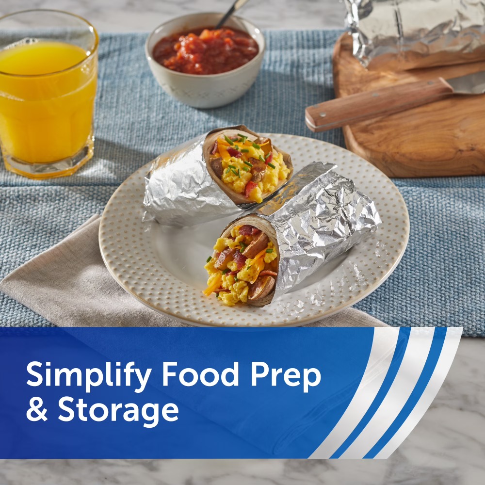 Pre-Cut Pop-Up Aluminum Foil S - đánh giá và giá Meal Prep Wraps