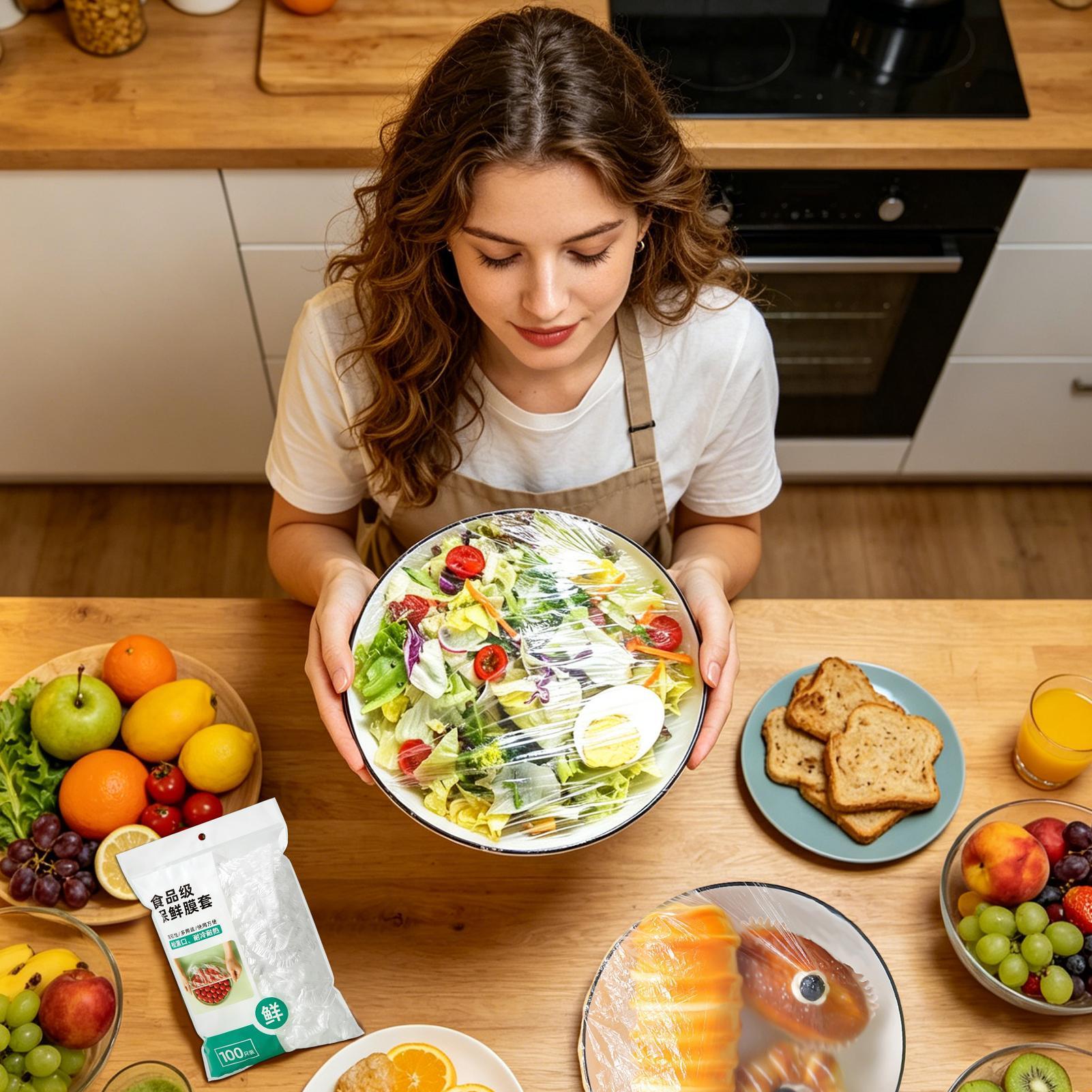 100pcs PE Airtight Reusable El - đánh giá và giá Meal Prep Wraps