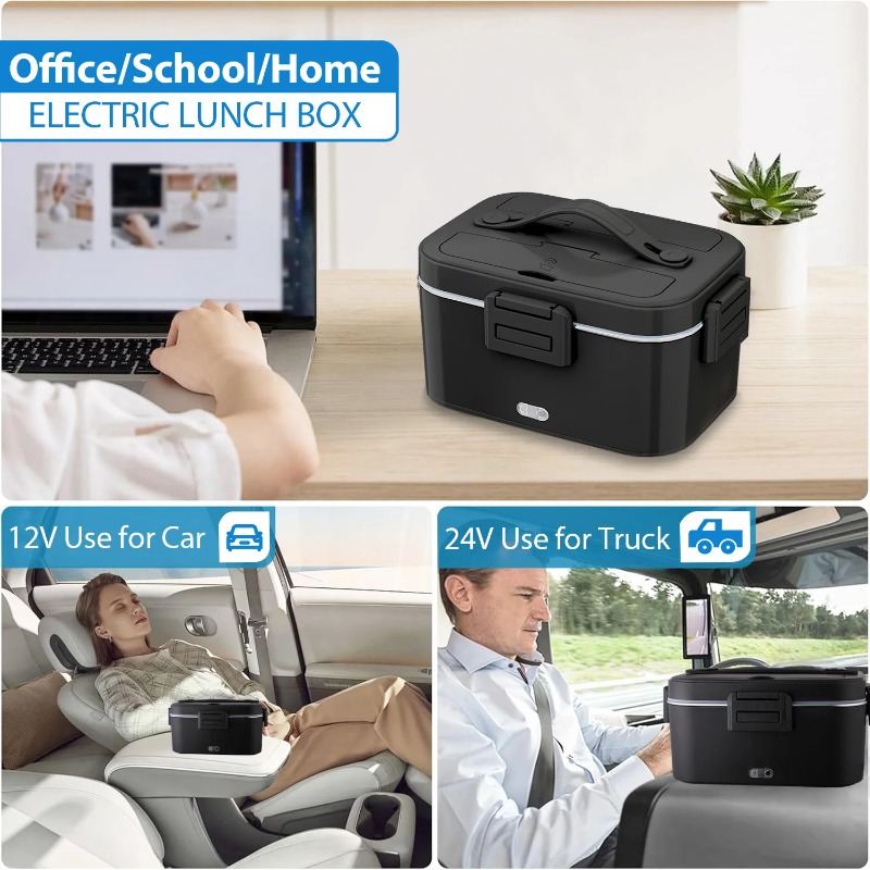 Electric Heated Lunch Box 110V - đánh giá và giá Meal Prep Microwave