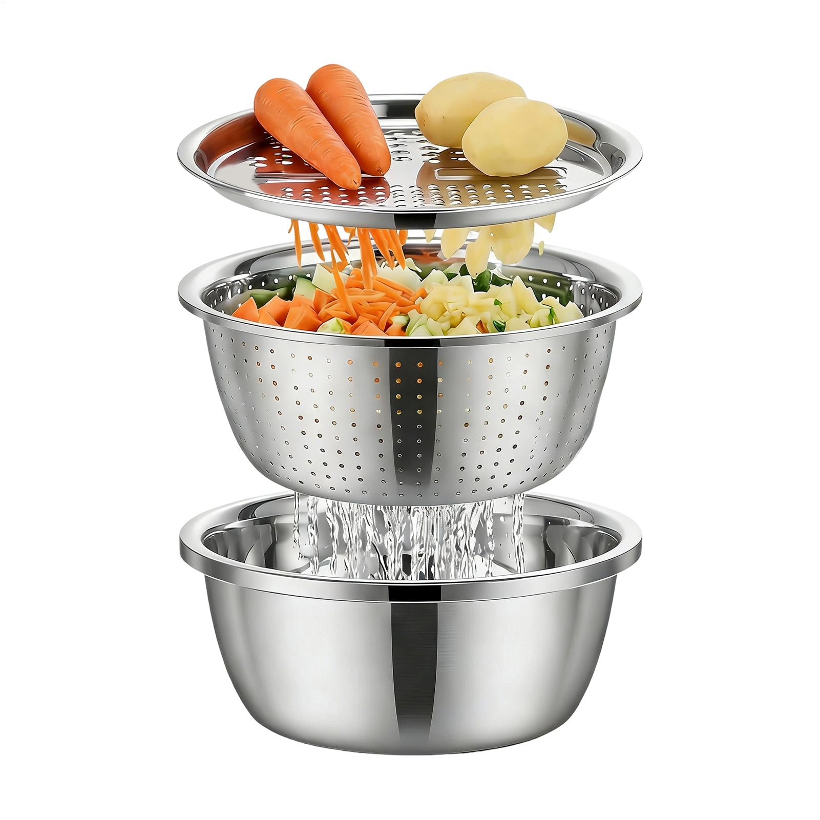 Stainless Steel Colander Strai - đánh giá và giá Meal Prep Rice