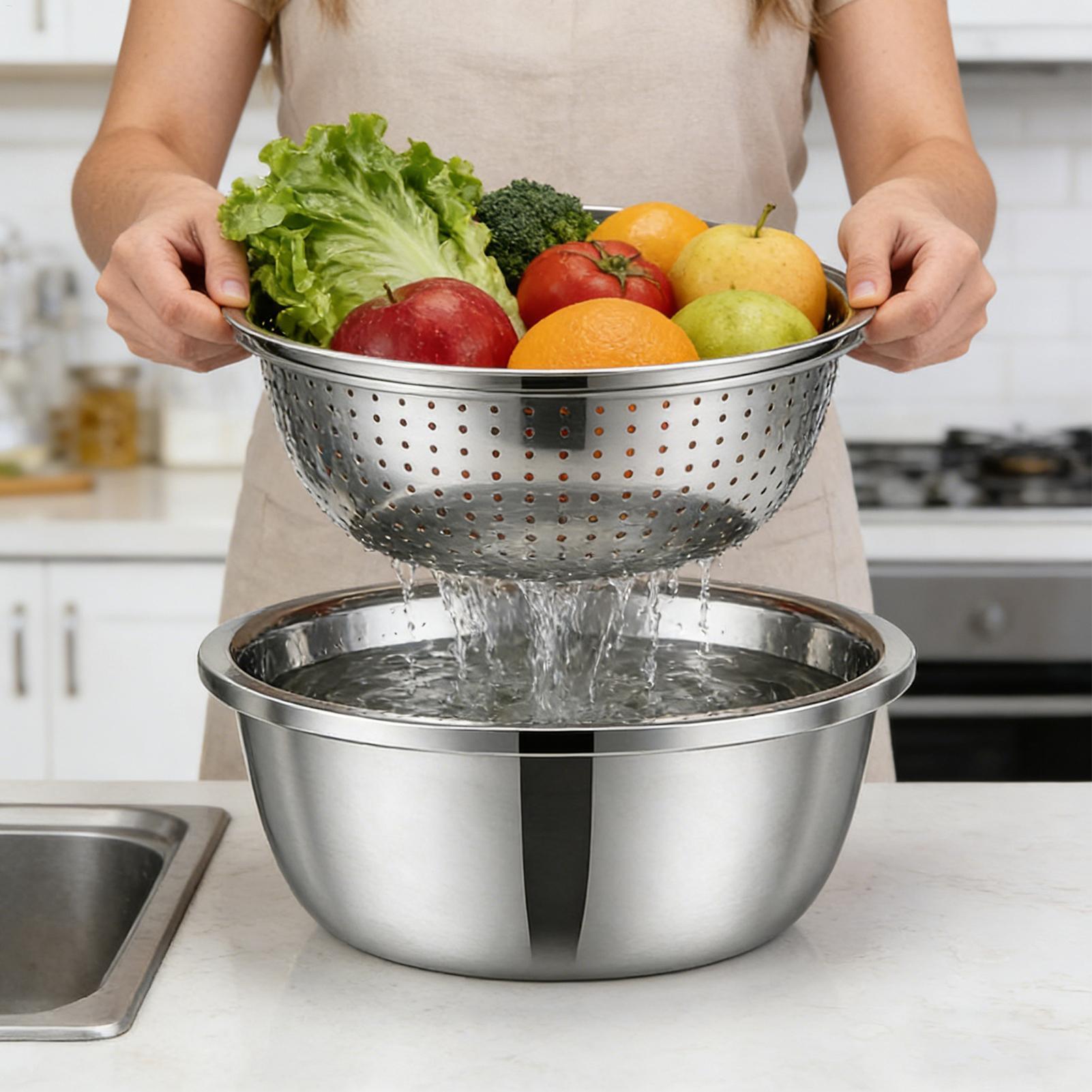 Stainless Steel Colander Strai - đánh giá và giá Meal Prep Rice