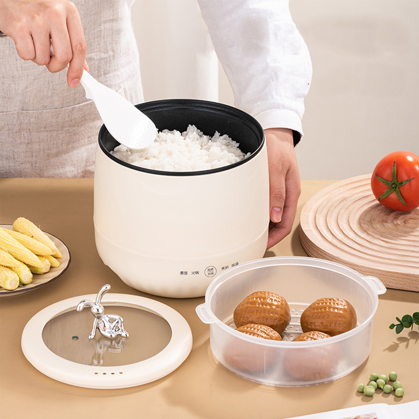 Smart Electric Mini Rice Cooke - đánh giá và giá Meal Prep Rice