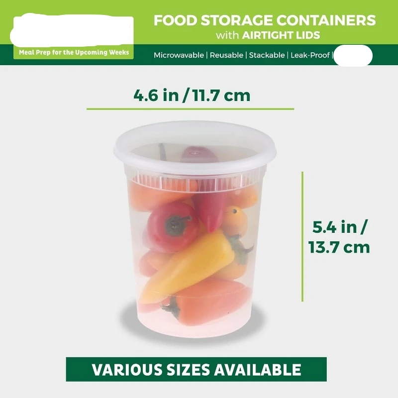 [24 Set] 8oz-32 Oz Plastic Del - đánh giá và giá Meal Prep Microwave