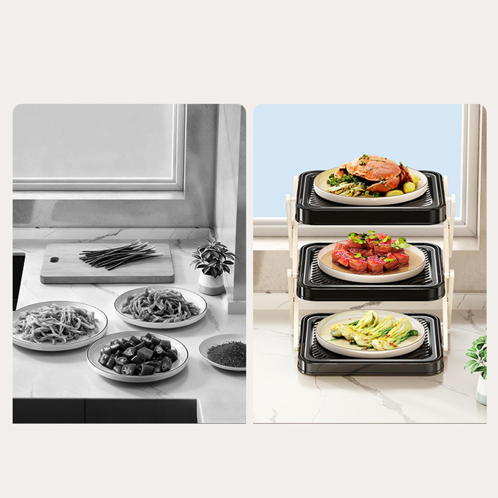 Multi-Layer Food Prep Tray Rac - đánh giá và giá Meal Prep Food