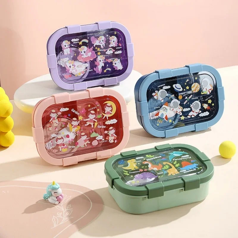Cartoon Lunch Box of Students  - đánh giá và giá Meal Prep Tupperware