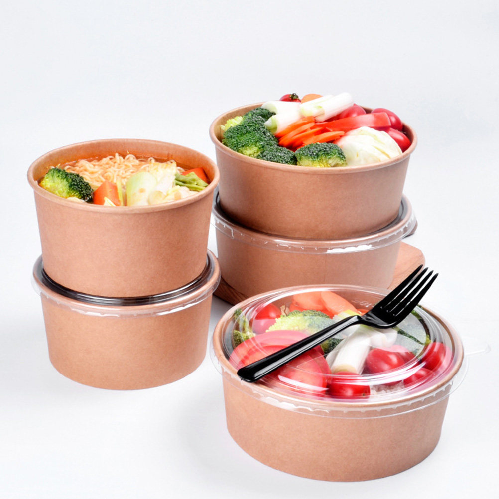 20Pcs Kraft Paper Bowls Leakpr - đánh giá và giá Meal Prep Food