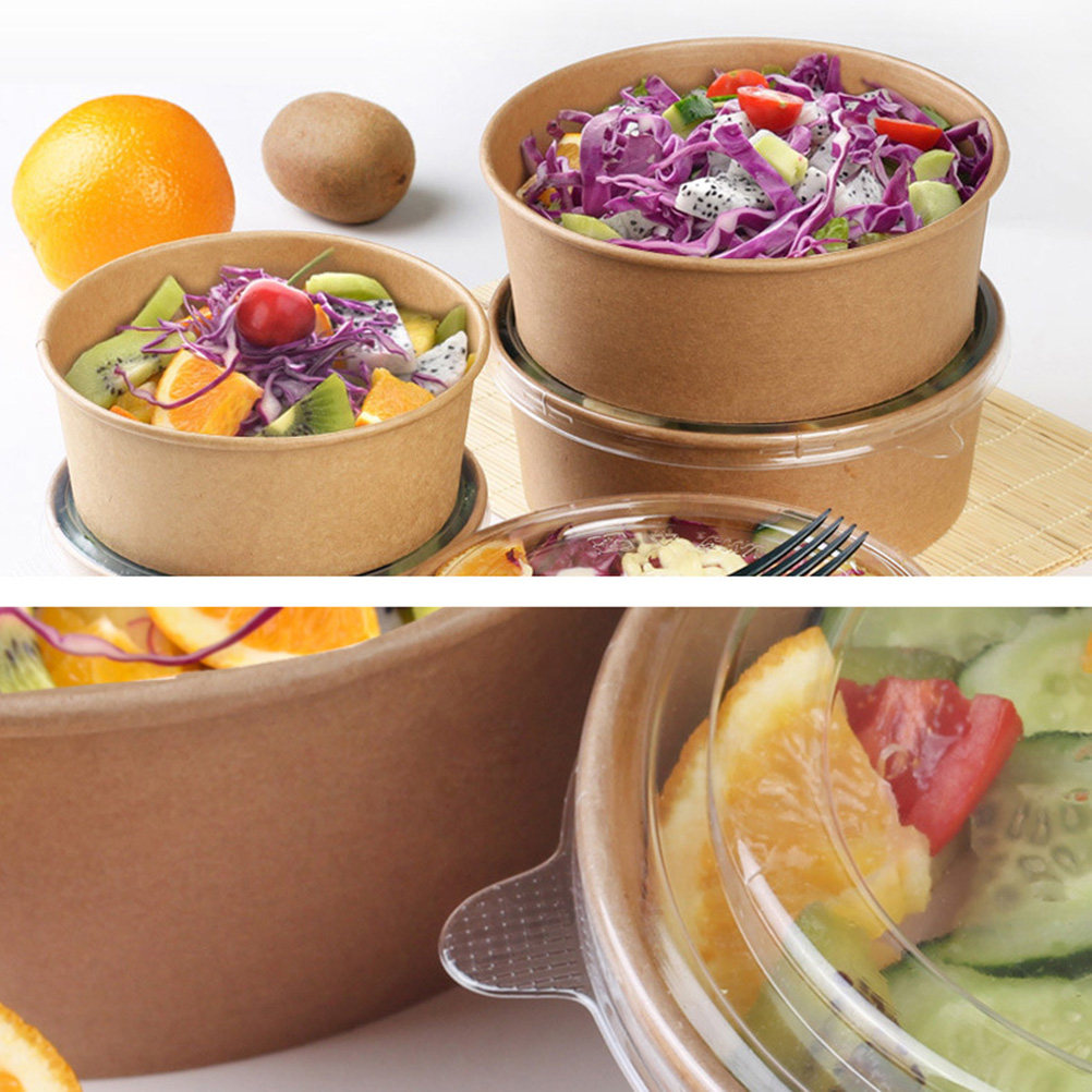 20Pcs Kraft Paper Bowls Leakpr - đánh giá và giá Meal Prep Food