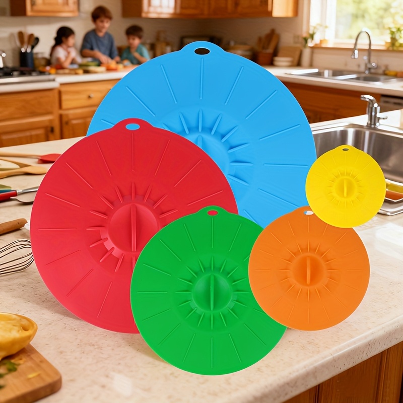 5-Piece Silicone Lids, Heat-Re - đánh giá và giá Meal Prep Microwave
