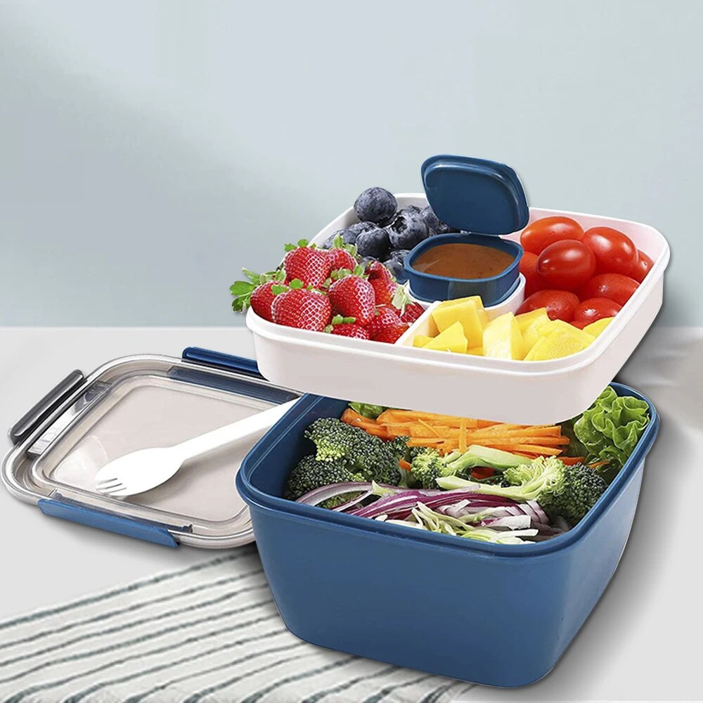 1100ml/1500ml Portable Lunch B - đánh giá và giá Meal Prep Tupperware