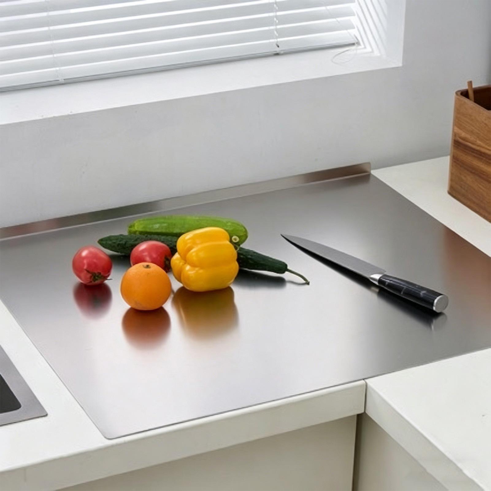 Stainless Cutting Board Dishwa - đánh giá và giá Meal Prep Food