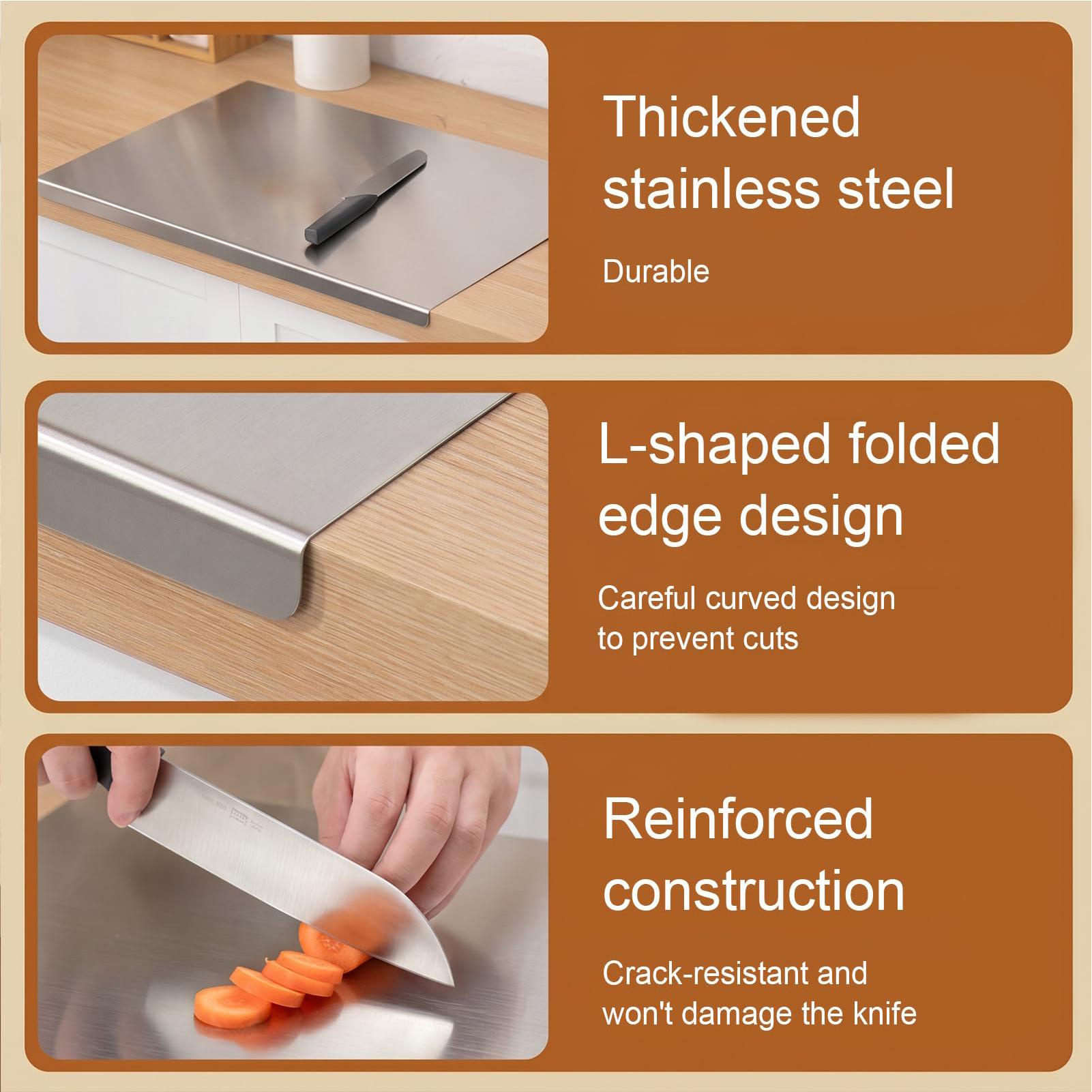 Stainless Cutting Board Dishwa - đánh giá và giá Meal Prep Food