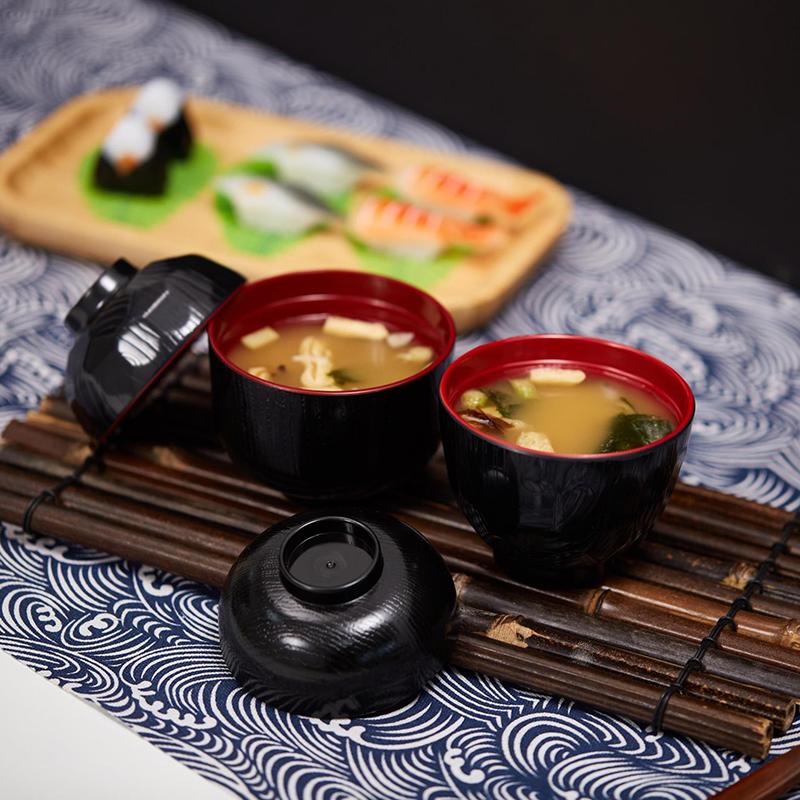 2 Tone Miso Soup Bowl with Lid - đánh giá và giá Meal Prep Rice