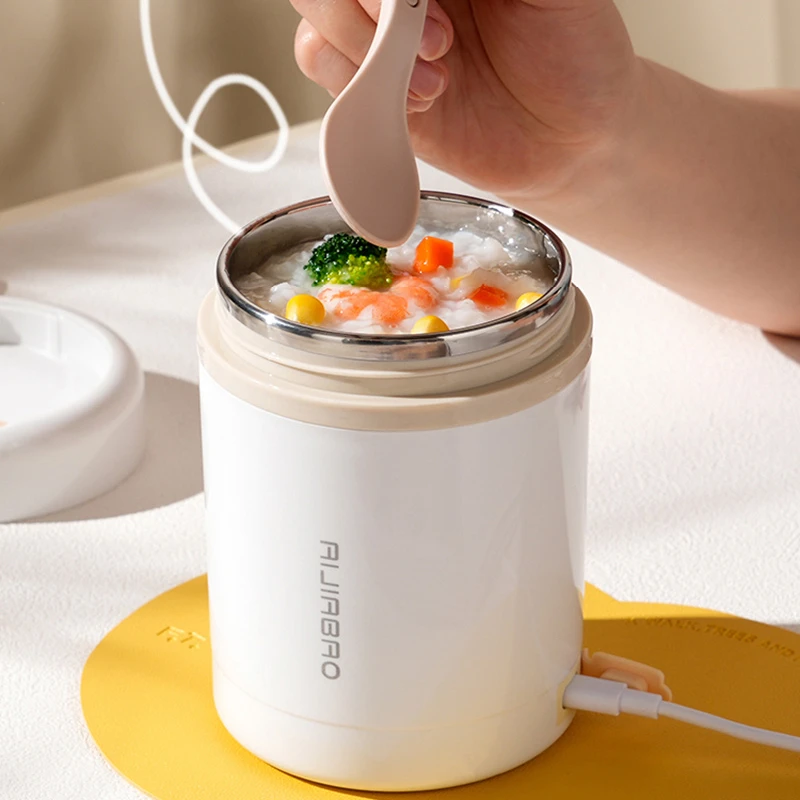 600ML USB Electric Heating Lun - đánh giá và giá Meal Prep Tupperware