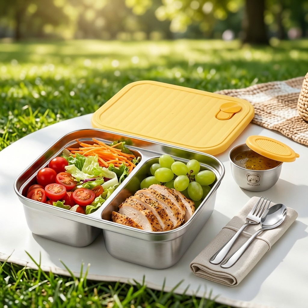 304 Stainless Steel Lunch Cont - đánh giá và giá Meal Prep Microwave