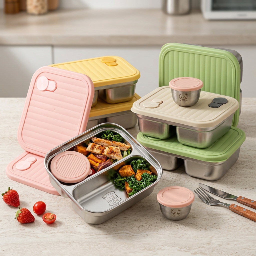 304 Stainless Steel Lunch Cont - đánh giá và giá Meal Prep Microwave