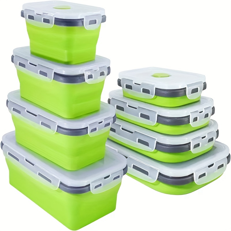 1/4pcs Collapsible Silicone Fo - đánh giá và giá Meal Prep Tupperware