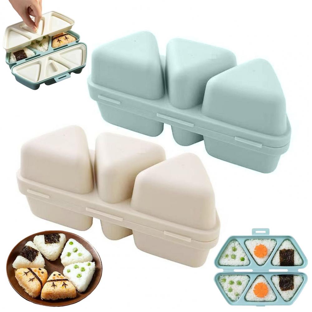 6-Cavity Triangle Onigiri Mold - đánh giá và giá Meal Prep Rice