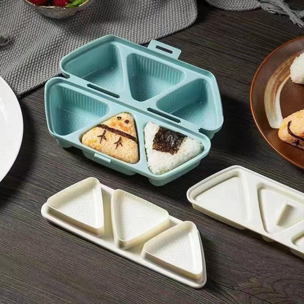 6-Cavity Triangle Onigiri Mold - đánh giá và giá Meal Prep Rice